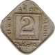 Cupro-Nickel 2 annas of King George V of calcutta mint of 1933 year.