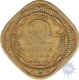 George VI, Nickel-Brass, 2 Annas, Bombay Mint, 1944 Large numeral 44 in date