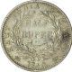 Silver Half Rupee of Victoria Queen of Calcutta Mint of 1840.