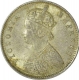 Silver Half Rupee of Victoria Empress of Bombay Mint of 1899.