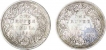 Silver One Rupee  of Victoria Queen of Bombay mint of 1862.