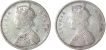 Silver One Rupee  of Victoria Queen of Bombay mint of 1862.