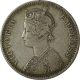 Silver One Rupee of Victoria Empress of Bombay Mint of 1877.