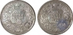 Silver One Rupee of King George V of Bombay Mint of 1919.