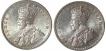 Silver One Rupee of King George V of Bombay Mint of 1919.