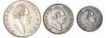 Silver Set of Rupees of King William IIII of Bombay Mint of the year 1835.