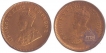 Copper 1/12 Anna of King George V of 1916 and 1924.