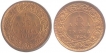 Copper 1/12 Anna of King George V of 1916 and 1924.