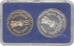 Proof Set of Two coins of Bombay Mint of the year 1980.