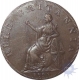 Copper Medal of rule britannia 1795 AD. 