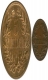 Copper 1 and 5 heller of German east africa of Kolonien Deutsch-ostafrika.