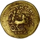 Gold Aureus of Roman Empire of Septimius Severus.