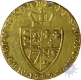 Gold Sovereign of George III of guinea of 1789. 