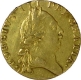 Gold Sovereign of George III of guinea of 1789. 