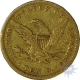 Gold 10 dollars of united states of America of 1845.