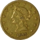 Gold 10 dollars of united states of America of 1845.