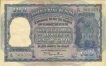 Hundred Rupees Bank Note of Reserve Bank of India of Signed by B Ram Rau of Republic India.