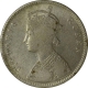 Silver Rupee of Victoria Queen of Caclutta Mint of the Year 1862.