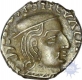 Silver Drachma of Western Kshatrapas of Rudrasena of 200-222 AD.