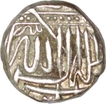 Silver Half  Rupee muhmmudi  of Akbar of Mulher mint.