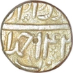 Silver Rupee of Khurdad Month of Akbar of Ahmadabad Mint.