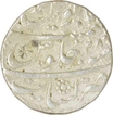 Silver Rupee of Aurangzeb Alamgir of kanbayat Mint.