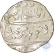 Silver Rupee of Aurangzeb Alamgir of Surat Mint.