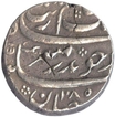 Silver Rupee of Aurangzeb Alamgir of the Out of flan.