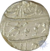 Silver Rupee of Aurangzeb Alamgir of Out of Flan Mint.