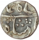 Silver Rupee of Gwalior of Daulat Rao of Lashkar of in the name of  Shah Alam II.