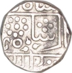 Silver Rupee Coin of Gwalior of Madho Rao of Lashkar Mint.