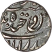 Silver Quarter Rupee of Hyderabad of Mir Mahbub Ali Khan of Haidarabad Frakhanda Bunyad Mint.