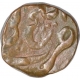 Copper Coin of Hyderabad Feudatories of Elichpur mint.