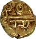 Gold Fanam of Mysore of Kanthirava Narasaraja Wodeyar I.