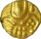 Gold fanam of Travancore of Vira raya.