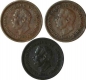 Copper One Eighth Tanga Coins of Goa of Portuguese India.