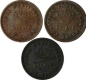 Copper One Eighth Tanga Coins of Goa of Portuguese India.