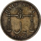 Copper Half Anna of Bombay Presidency of Calcutta mint of the year 1834.