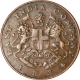 Copper Half Anna of Bombay Presidency.