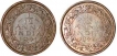 Set of Two Bronze One Twelfth King George VI of Bombay And Calcutta Mint of 1941,1942.