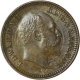 Bronze Half Pice of King Edward VII of Calcutta Mint of 1909.