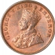 Copper One Quarter Anna of King George V of Calcutta Mint of 1913.