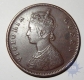 Copper Half Anna of Victoria Queen of Madras Mint of 1862.