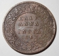 Copper Half Anna of Victoria Queen of Madras Mint of 1862.