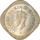 Cupro Nickel Two Annas of King George VI of Bombay Mint of 1946.