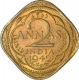 Nickel Brass Two Annas of King George VI of Bombay Mint of 1942.