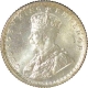 Silver Quarter Rupee of King King George V of Calcutta Mint of 1919.