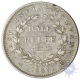 Silver Half Rupee of King  William  IIII of Calcutta Mint of 1835.