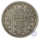 Silver Half Rupee of King George V of Bombay Mint of 1919.