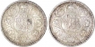 Lot of  Two Silver Rupee of  King George V of Calcutta Mint of 1920